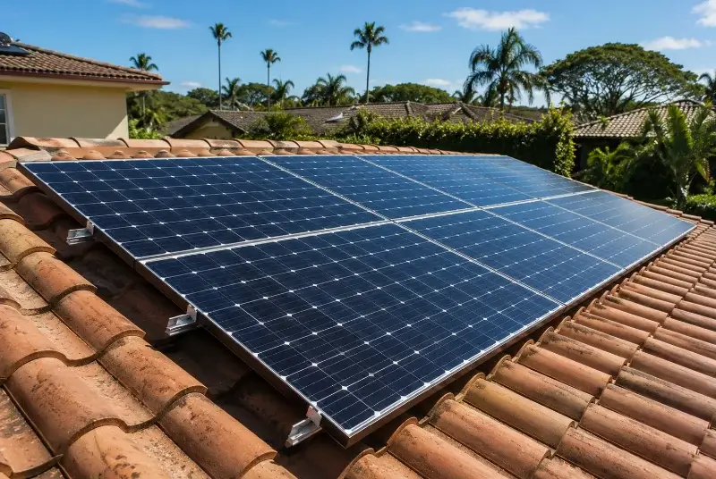 Installation de panneaux solaires à Oeyregave